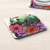 Hummingbird Garten Getränkeuntersetzer (Linke Seite)