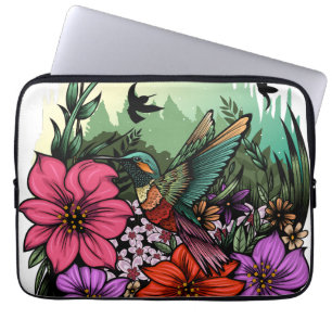 Hummingbird Garten Laptopschutzhülle