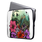 Hummingbird Garten Laptopschutzhülle (Vorderseite Links)