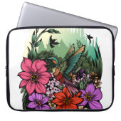 Hummingbird Garten Laptopschutzhülle (Vorderseite)