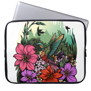Hummingbird Garten Laptopschutzhülle