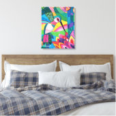 Hummingbird Garten Leinwanddruck (Insitu (Schlafzimmer))
