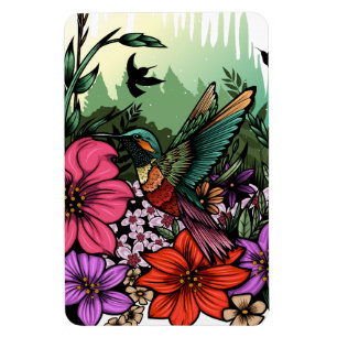 Hummingbird Garten Magnet