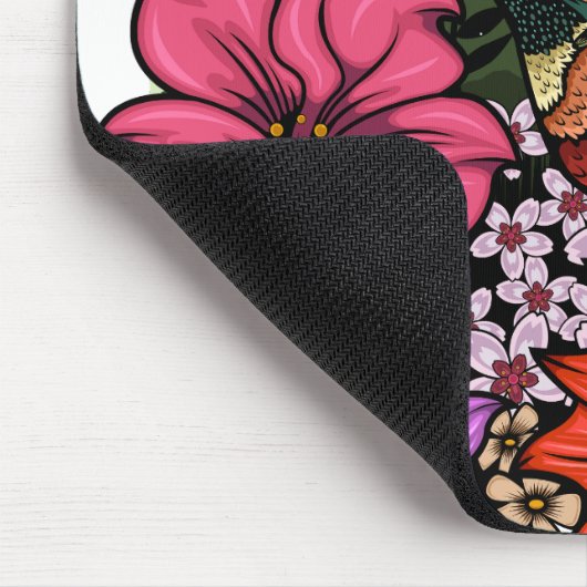 Hummingbird Garten Mousepad (Ecke)