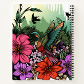 Hummingbird Garten Notizblock (Rückseite)