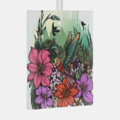 Hummingbird Garten Ornament Aus Glas (Vorderseite Rechts)