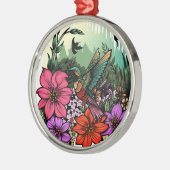 Hummingbird Garten Ornament Aus Metall (Links)