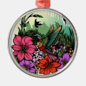 Hummingbird Garten Ornament Aus Metall (Vorne)