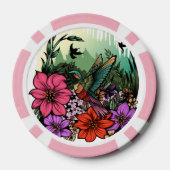 Hummingbird Garten Pokerchips (Rückseite)
