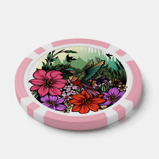 Hummingbird Garten Pokerchips (Einzeln)