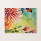 Hummingbird Garten Puzzle (Horizontal)