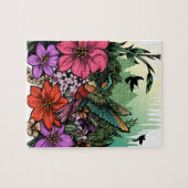 Hummingbird Garten Puzzle (Horizontal)