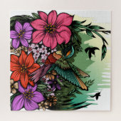 Hummingbird Garten Puzzle (Horizontal)