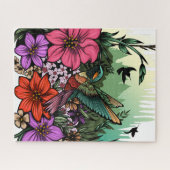 Hummingbird Garten Puzzle (Horizontal)