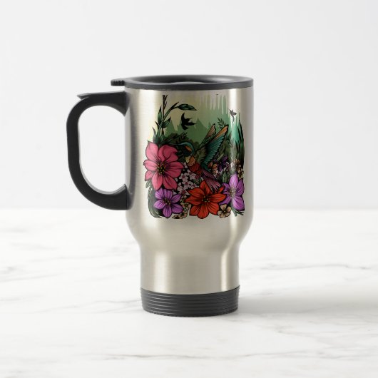 Hummingbird Garten Reisebecher (Links)