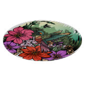 Hummingbird Garten Schneidebrett (Ecke)