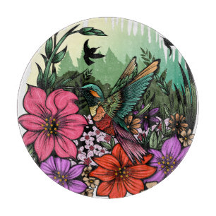 Hummingbird Garten Schneidebrett