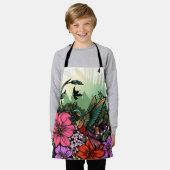 Hummingbird Garten Schürze (Getragen)