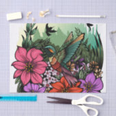 Hummingbird Garten Seidenpapier (Handwerk)