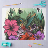 Hummingbird Garten Seidenpapier (Basteln)