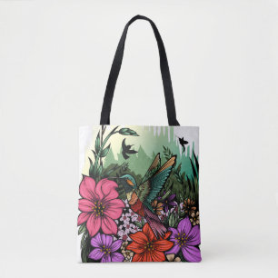 Hummingbird Garten Tasche