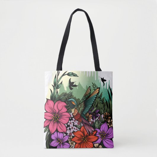 Hummingbird Garten Tasche (Vorderseite)