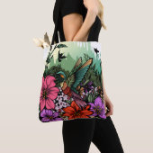 Hummingbird Garten Tasche (Von Nahem)
