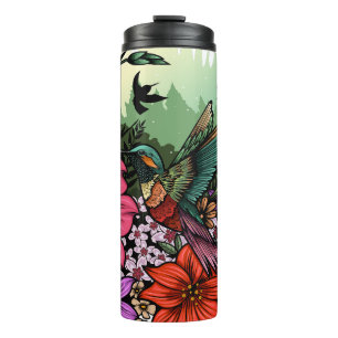Hummingbird Garten Thermosbecher