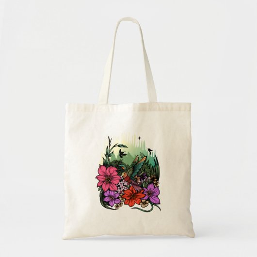 Hummingbird Garten Tragetasche (Vorne)