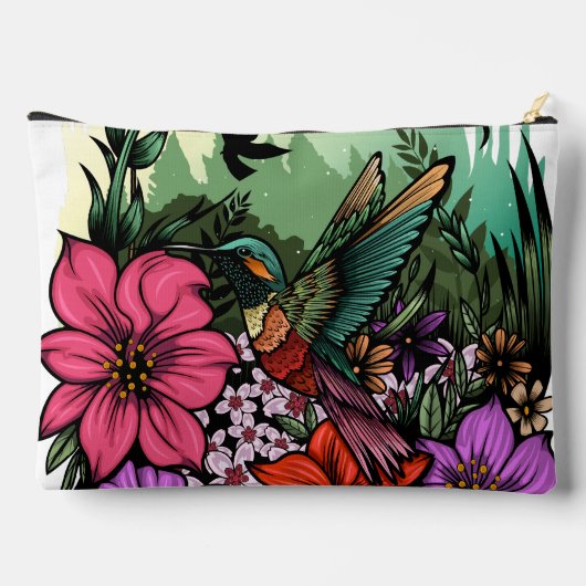 Hummingbird Garten Zubehörtasche (Rückseite)