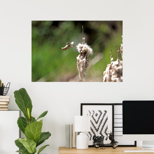 Hummingbird-Gebäude Poster (Heimbüro)