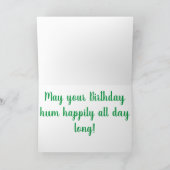 Hummingbird Geburtstag Karte (Innenseite)