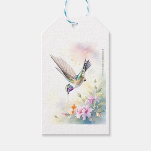 Hummingbird Geschenkanhänger (Vorderseite)