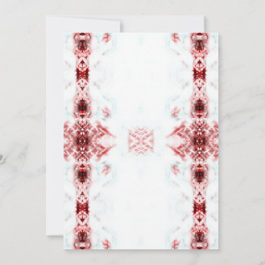 Hummingbird-Geschenkkarte Einladung (Rückseite)