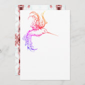 Hummingbird-Geschenkkarte Einladung (Vorne/Hinten)