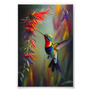 Hummingbird Glory, Vogelkunst, Vögel Fotodruck