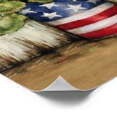 Hummingbird God verschüttet seine Gnade Hauswarmin Poster (Ecke)