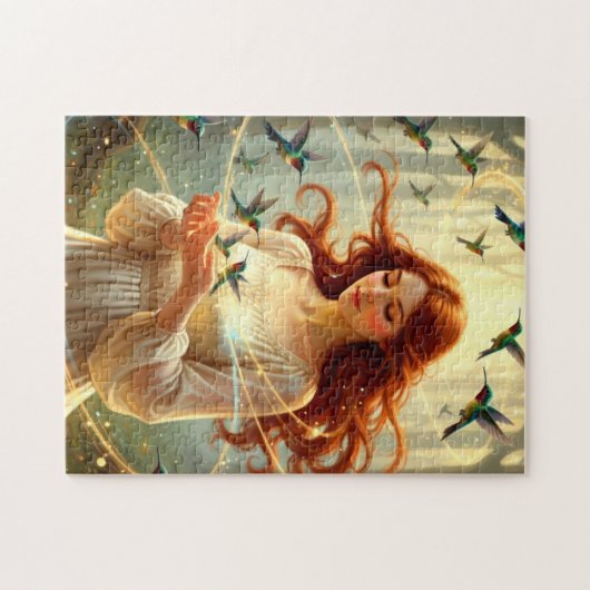 Hummingbird Goddess Puzzle (Horizontal)
