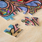 Hummingbird Goldfish Reflection Fantasy Art Puzzle (Seite)