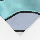Hummingbird Goldfish Reflektion Art Fleece Blanket (Ecke)