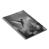 Hummingbird Grace Blume Bloom Notebook Notizblock (Rechte Seite)