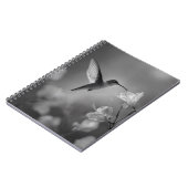 Hummingbird Grace Blume Bloom Notebook Notizblock (Linke Seite)