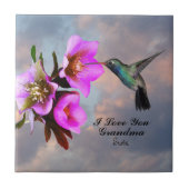 HUMMINGBIRD-GRANDMA FLIESE (Vorderseite)