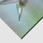 Hummingbird Green Flight Foto Wildlife Seidenpapier (Ausschnitt)