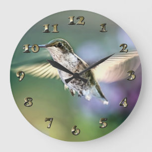 Hummingbird Große Wanduhr