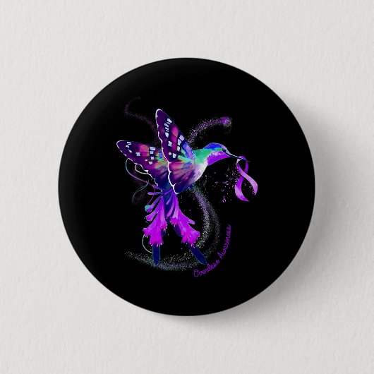 Hummingbird Halten Sie Lila Multifunktionsleisten- Button (Vorderseite)