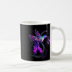 Hummingbird Halten Sie Lila Multifunktionsleisten- Kaffeetasse