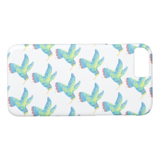 Hummingbird-Handy-Fall Case-Mate iPhone Hülle (Rückseite (Horizontal))
