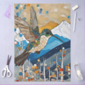 Hummingbird Happy Decoupage Seidenpapier (Basteln)