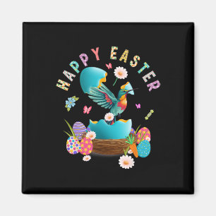 Hummingbird Happy Ostereier Jagen Ostertag Hu Magnet